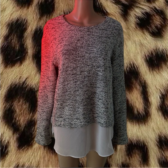 EXPRESS Grey Sweater Top - Picture 1 of 4